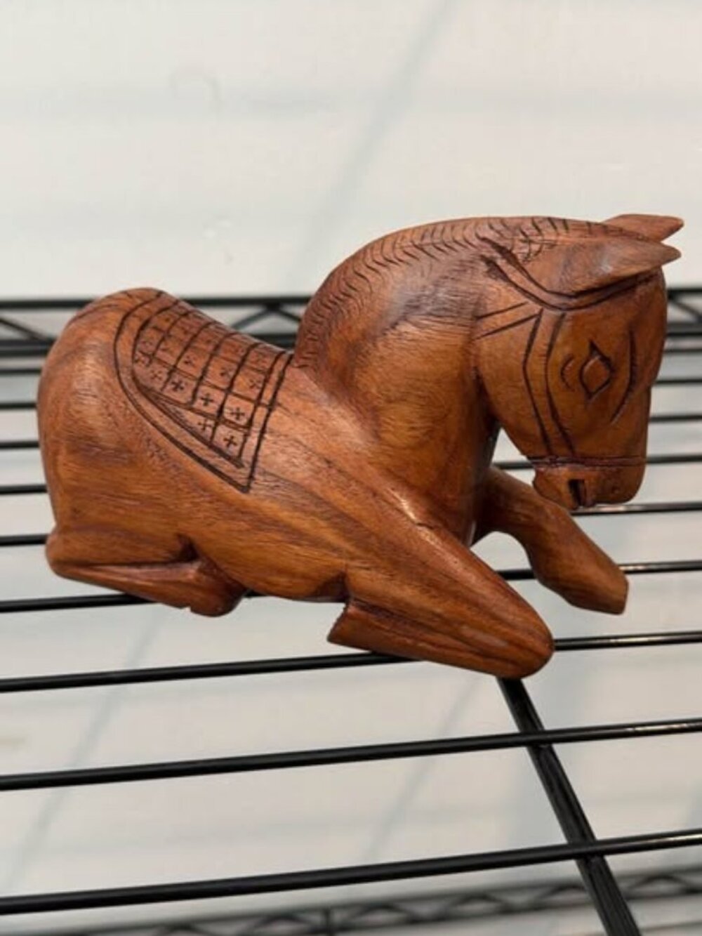 Wooden Horse Figure